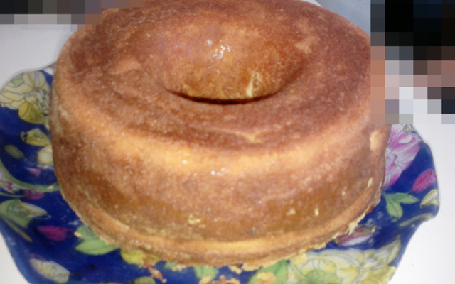 Bolo de banana com canela