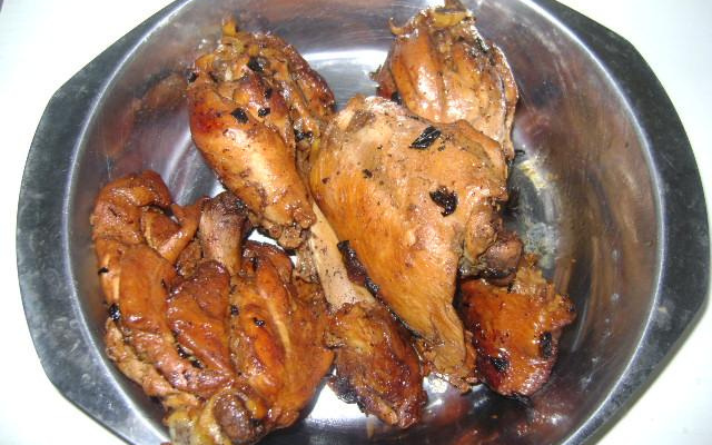 Frango rápido na cebola