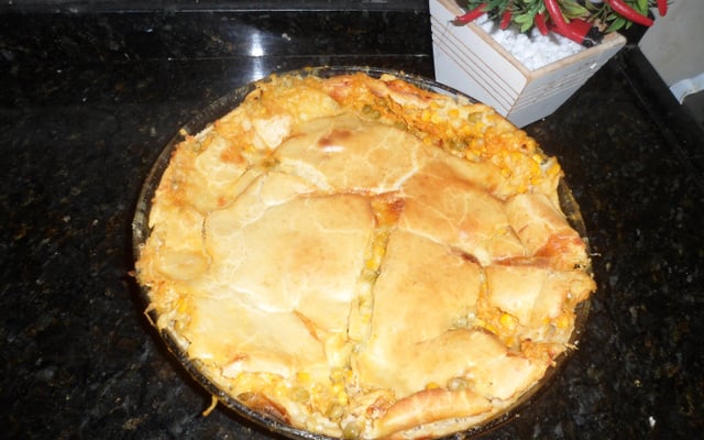 Torta salgada de frango