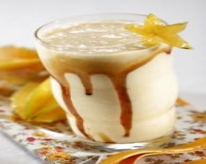 Suco cremoso de carambola