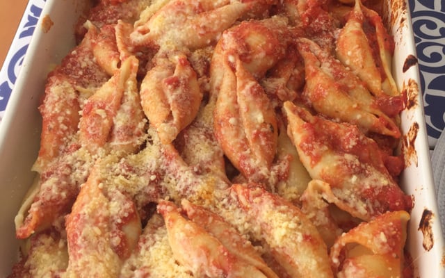 Conchiglione aos 4 queijos