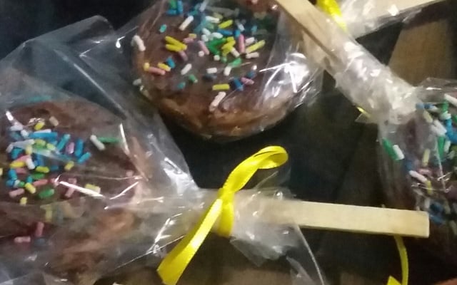 Pirulito de chocolate