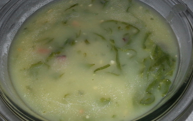 Caldo verde super gostoso