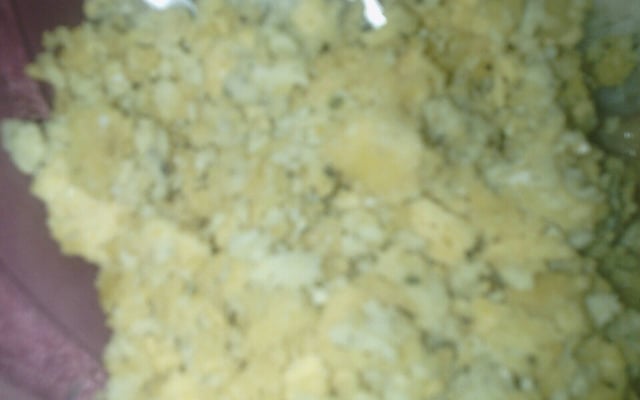 Farofa de ovo simples