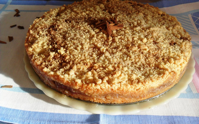 Cuca fácil de maçã