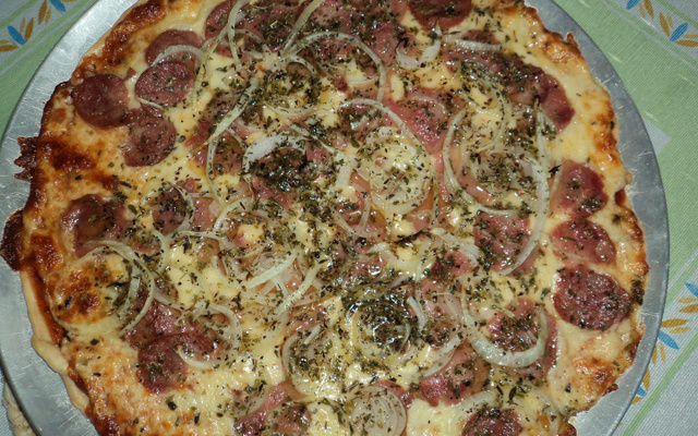 Massa básica para pizza