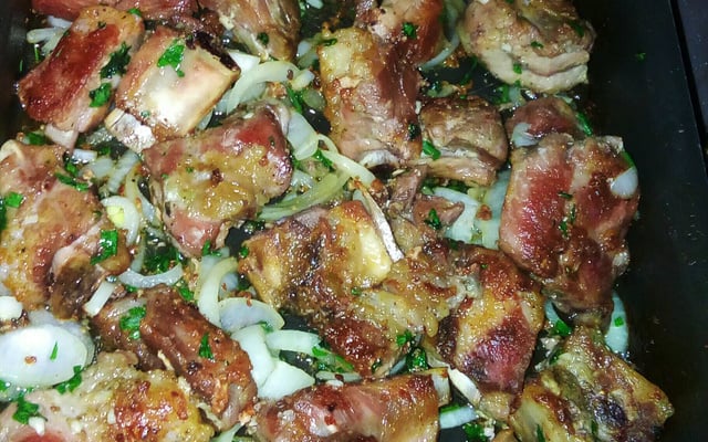 Costelinha de porco ao forno