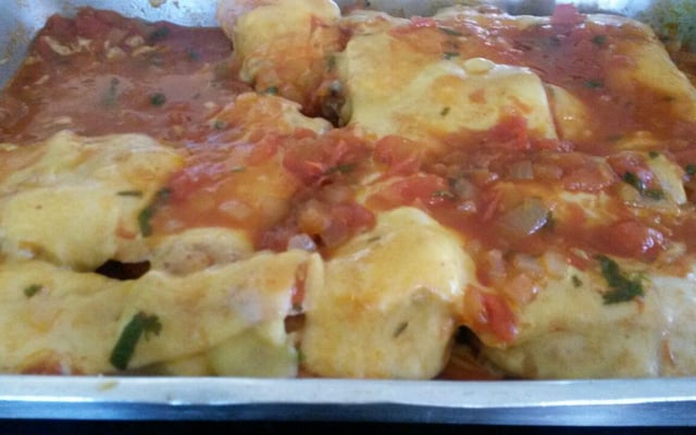 Filé de frango à parmegiana