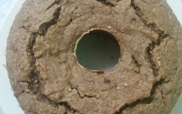 Bolo diet de banana, sem farinha e sem açúcar