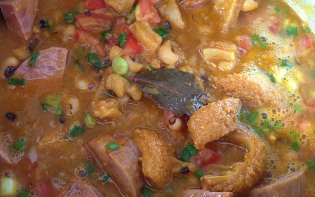 Dobradinha com feijão fradinho