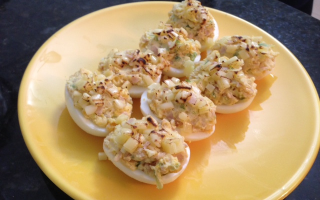 Ovos recheados do TK