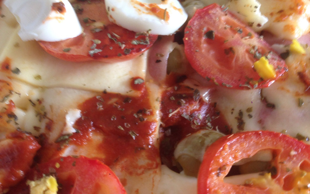 Macarrão sabor pizza