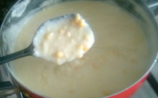 Creme de milho verde