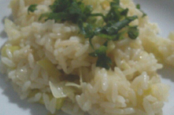 Risoto de alho-poró