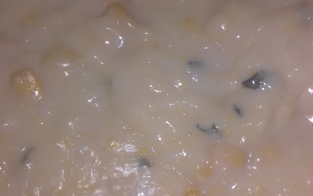 Creme de milho com queijo