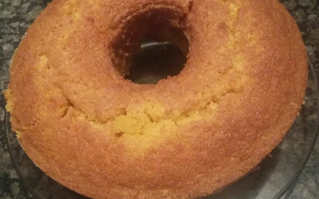 Bolo de fubá bem fofinho
