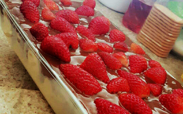 Pavê rápido de nata