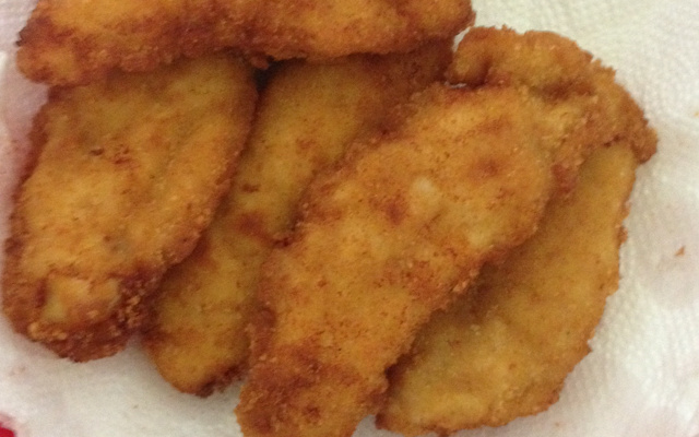 Frango empanado sem ovo muito mais crocante