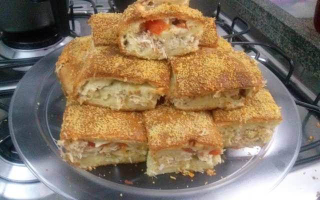 Torta de frango da pequena