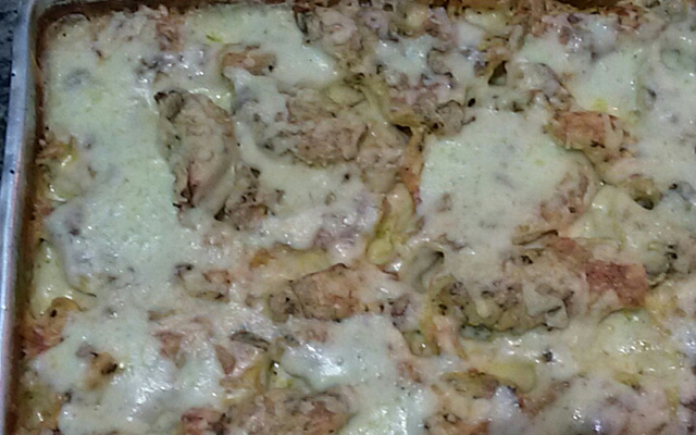 Filé de frango ao molho de milho