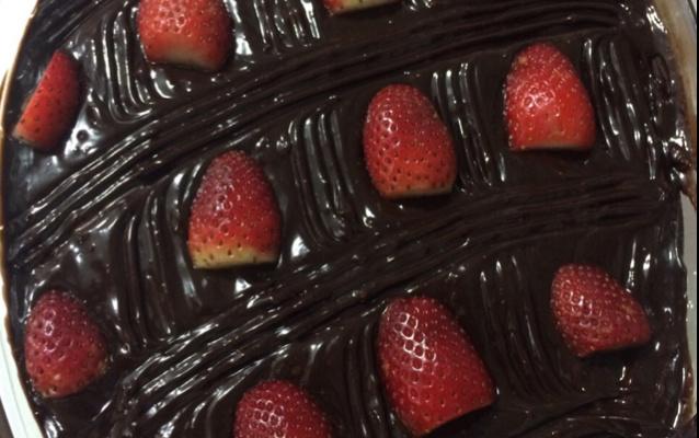 Bombom aberto de morango - super fácil e deliciosa!