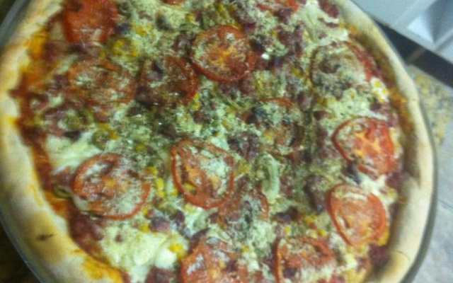 Massa de pizza italiana deliciosa