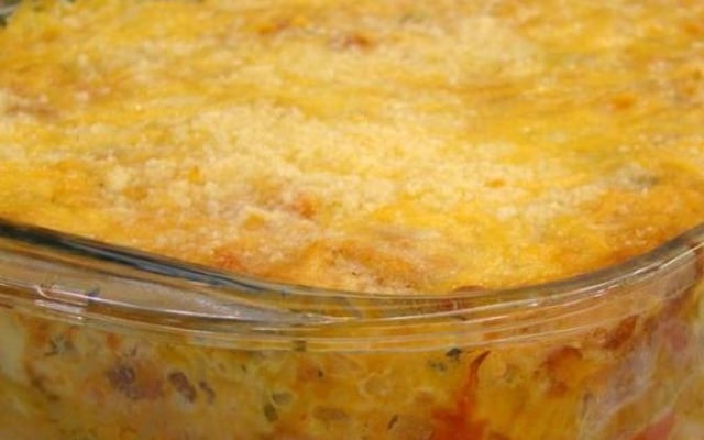 Lasanha de arroz prática