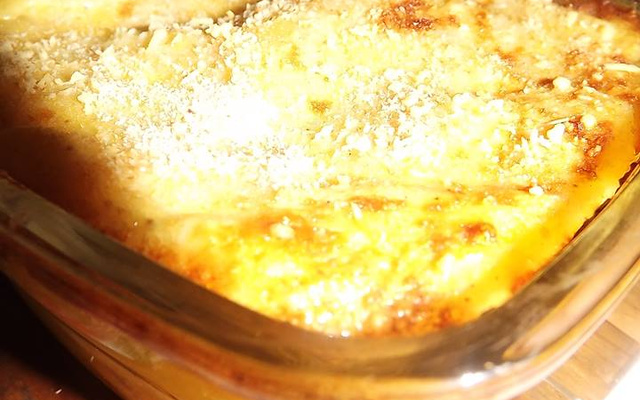 Escondidinho com batata baroa