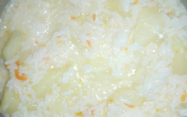 Arroz com batata