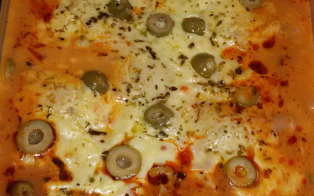 Macarrão ninho ao forno