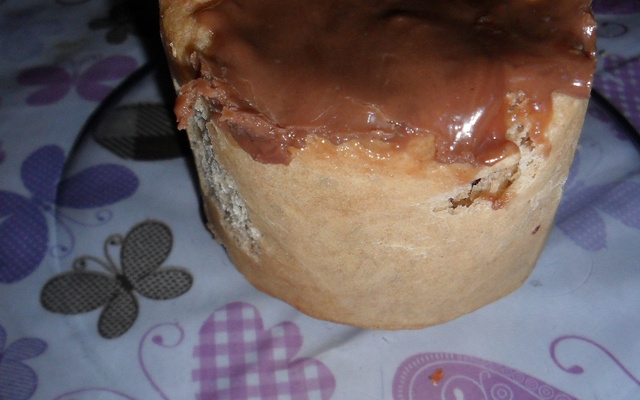 Mini panetone de chocolate