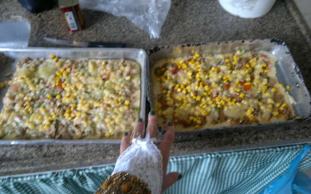 Pizza rápida de sardinha