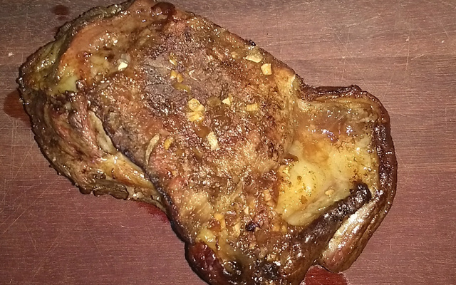 Contra filé ao forno