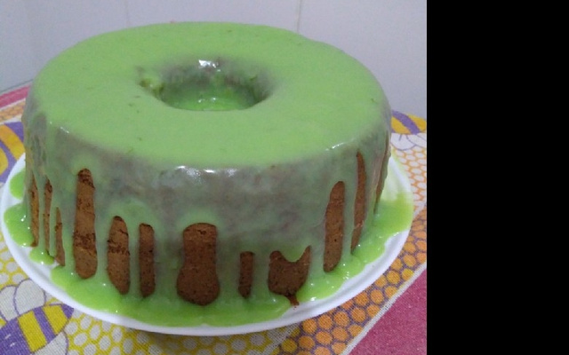 Bolo de gelatina de limão