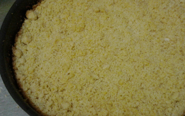 Torta de maçã crocante
