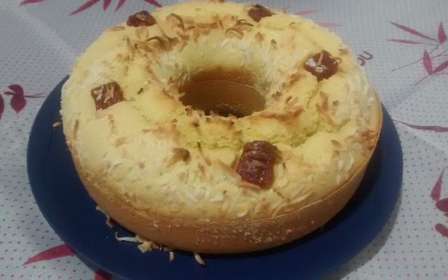 Bolo de fubá de liquidificador super fofo