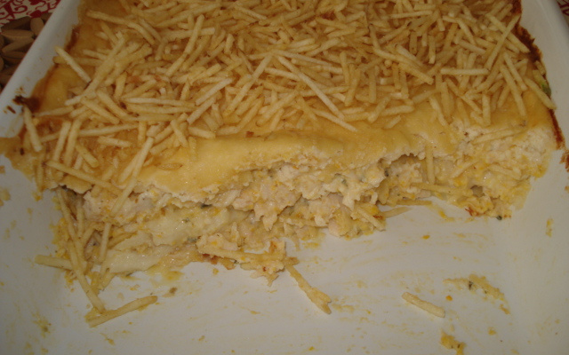 Fricassê saboroso de frango