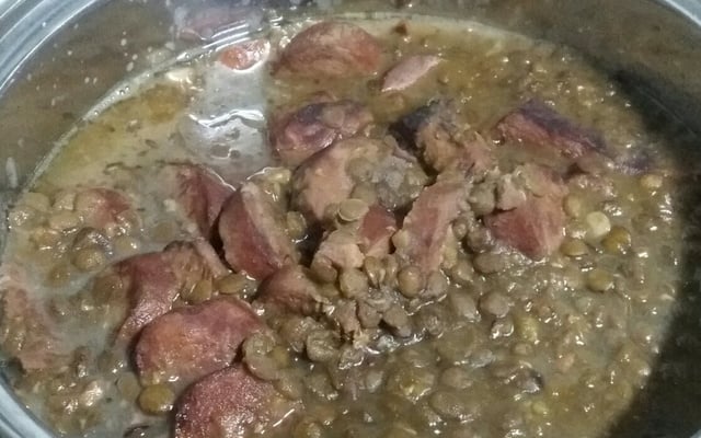 Feijoada de lentilha