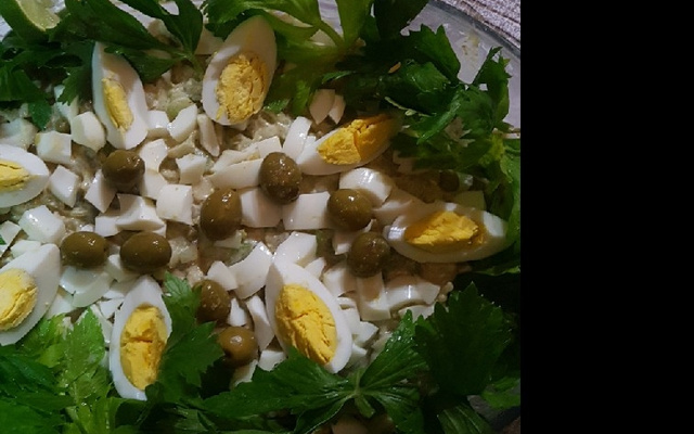 Salada fria de couve-flor
