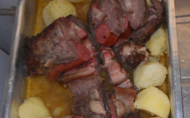 Cupim recheado na panela de pressão