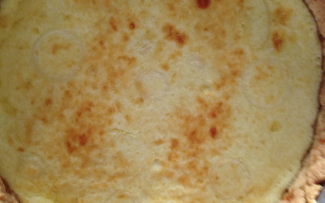 Quiche fácil de queijo e cebola