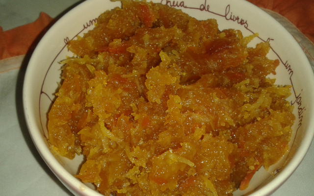 Doce de abóbora com coco