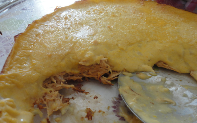 Frango com creme de milho