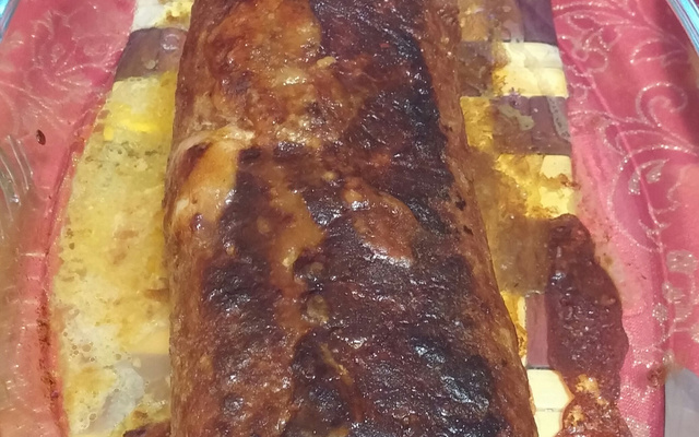 Rocambole de carne moída