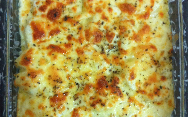 Batata gratinada simples