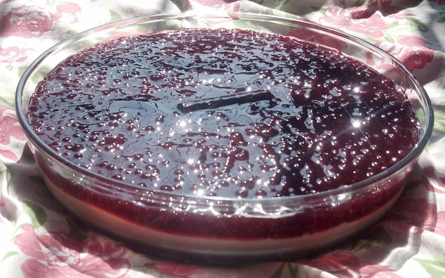 Sagu com creme maravilhoso