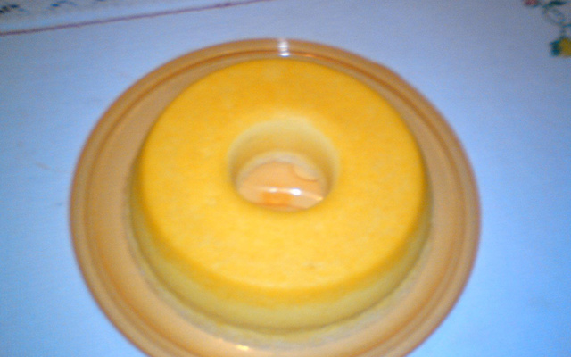 Pudim de milho de micro-ondas