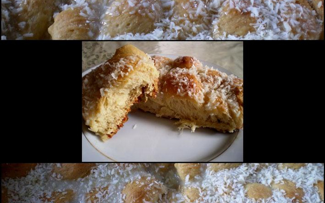 Rosca com creme de leite