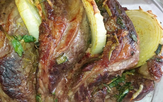 Filé de costela (entrecôte) no forno