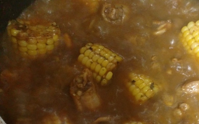 Frango com milho verde